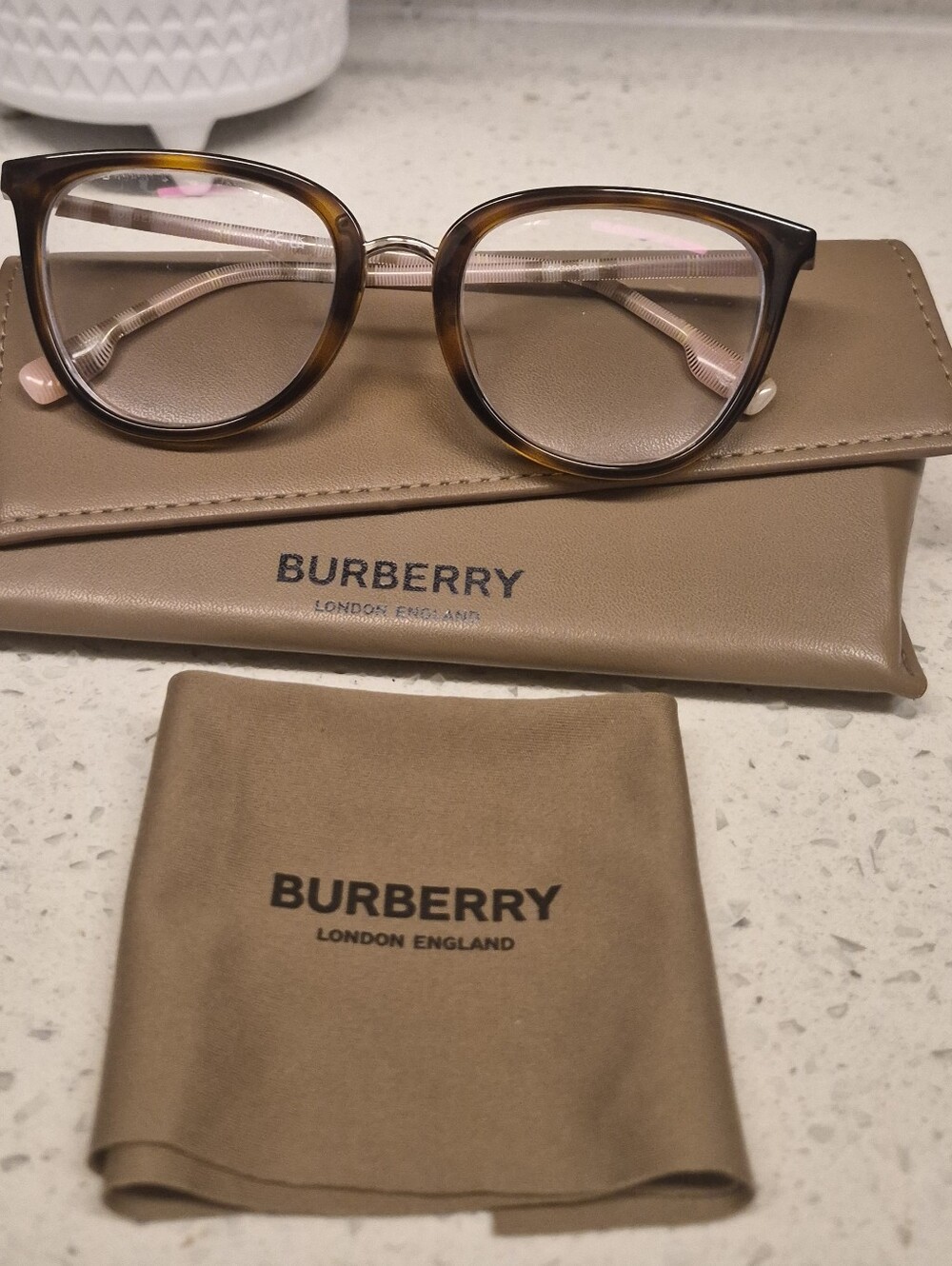 Burberry Women's Tortoiseshell Optical Glasses - Brown